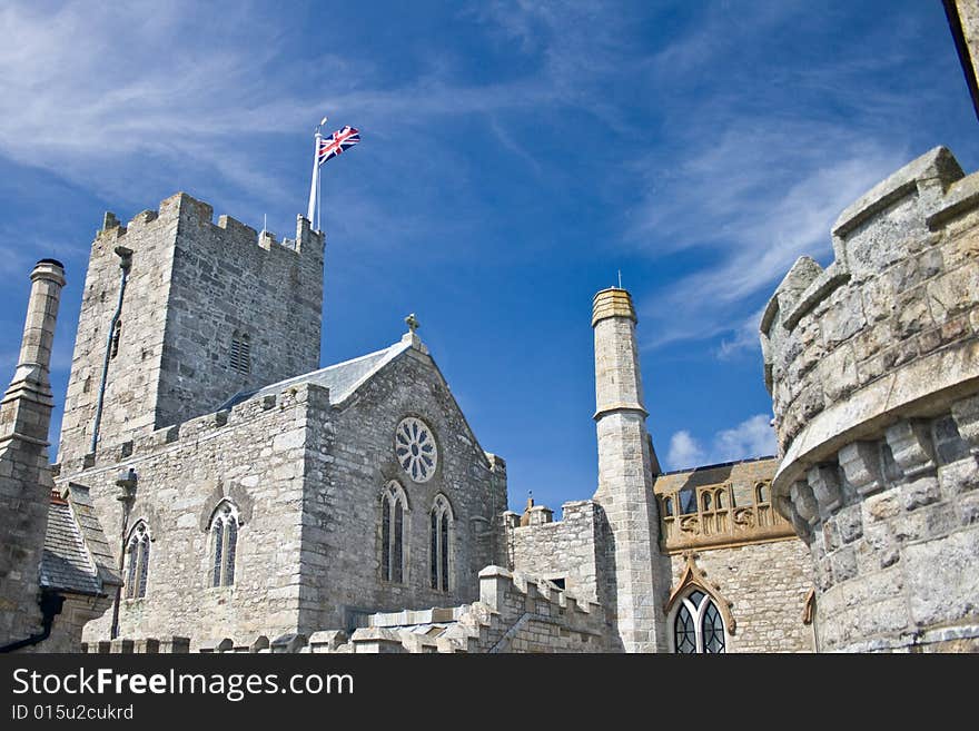 A picture of the castle of St Michaels mount Cornwall. A picture of the castle of St Michaels mount Cornwall