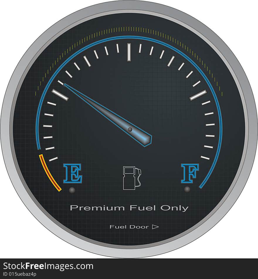 Fuel Gauge Vector