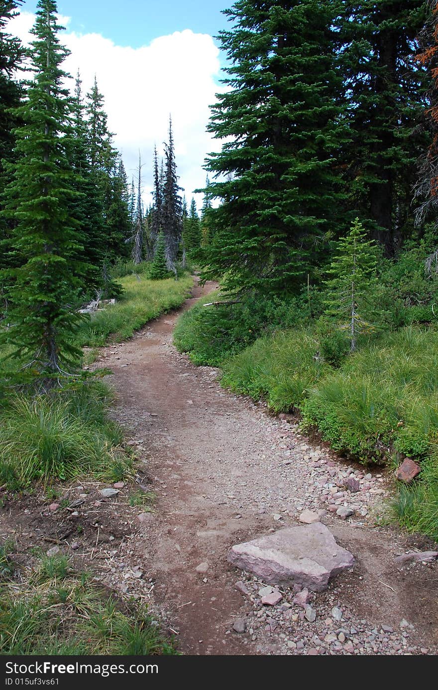 Carthew-Alderson Trail in Waterton National Park Alberta Canada. Carthew-Alderson Trail in Waterton National Park Alberta Canada