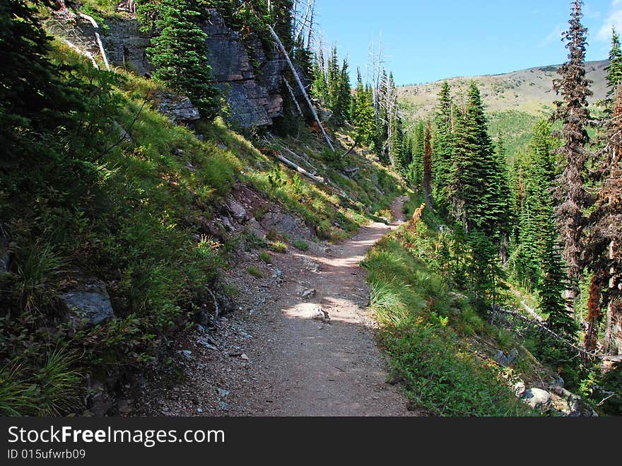 Carthew-Alderson Trail in Waterton National Park Alberta Canada. Carthew-Alderson Trail in Waterton National Park Alberta Canada