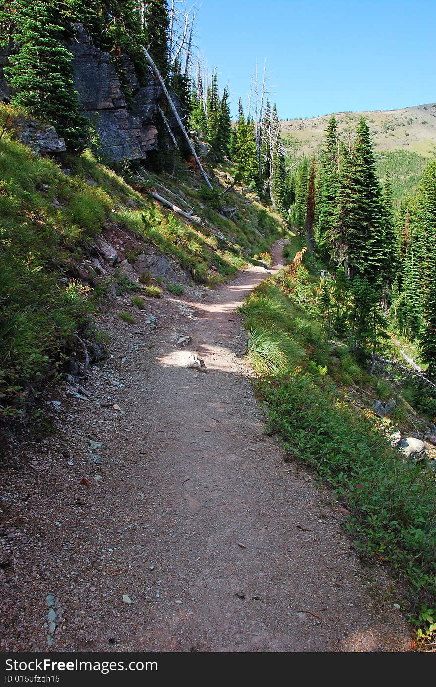 Carthew-Alderson Trail in Waterton National Park Alberta Canada. Carthew-Alderson Trail in Waterton National Park Alberta Canada