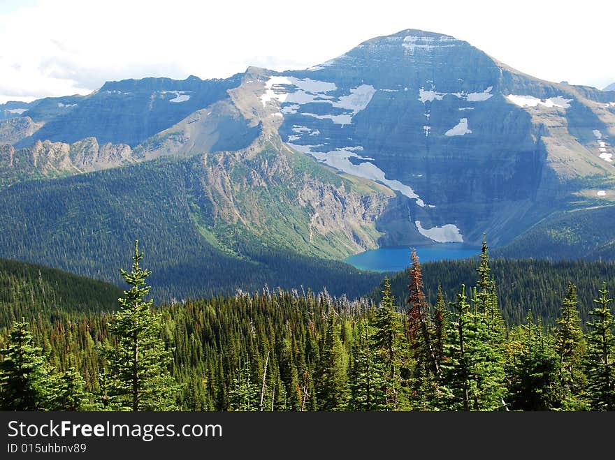 Mountain, Lake and Meadow