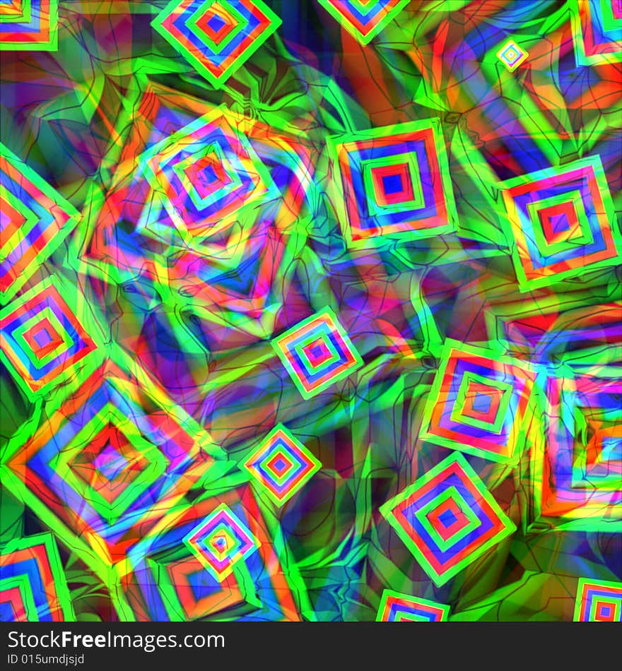 abstract background - multi-coloured squares. abstract background - multi-coloured squares