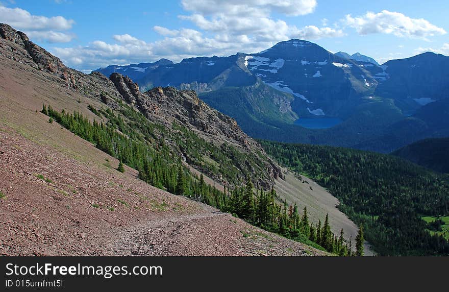 Carthew-Alderson Trail in Waterton National Park Alberta Canada. Carthew-Alderson Trail in Waterton National Park Alberta Canada