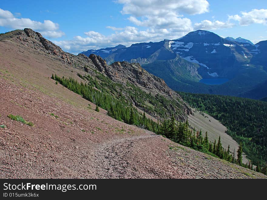 Carthew-Alderson Trail in Waterton National Park Alberta Canada. Carthew-Alderson Trail in Waterton National Park Alberta Canada