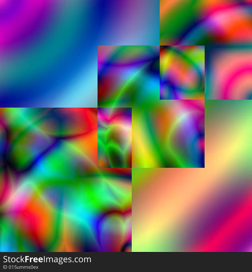 abstract background - multi-coloured squares. abstract background - multi-coloured squares