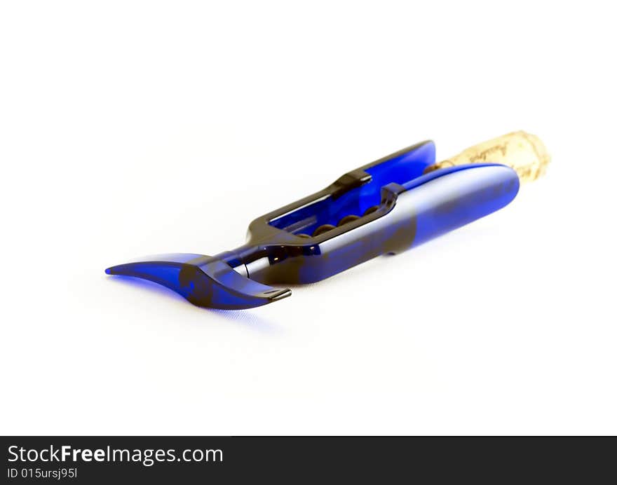 Blue Corkscrew