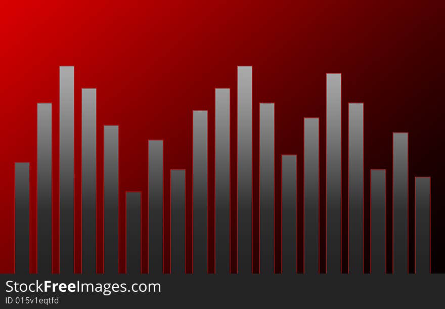 Graphic equaliser or bar chart