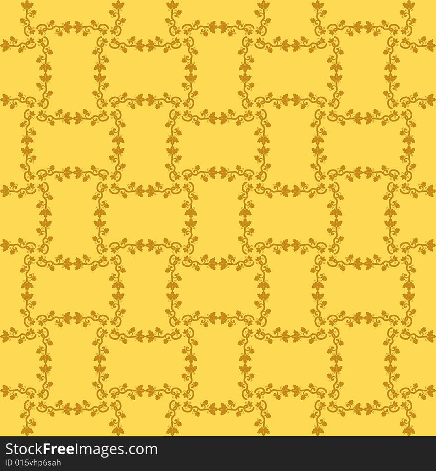 Abstract Floral Seamless Pattern