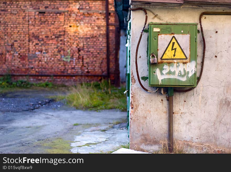 Electroboard with graffity on it