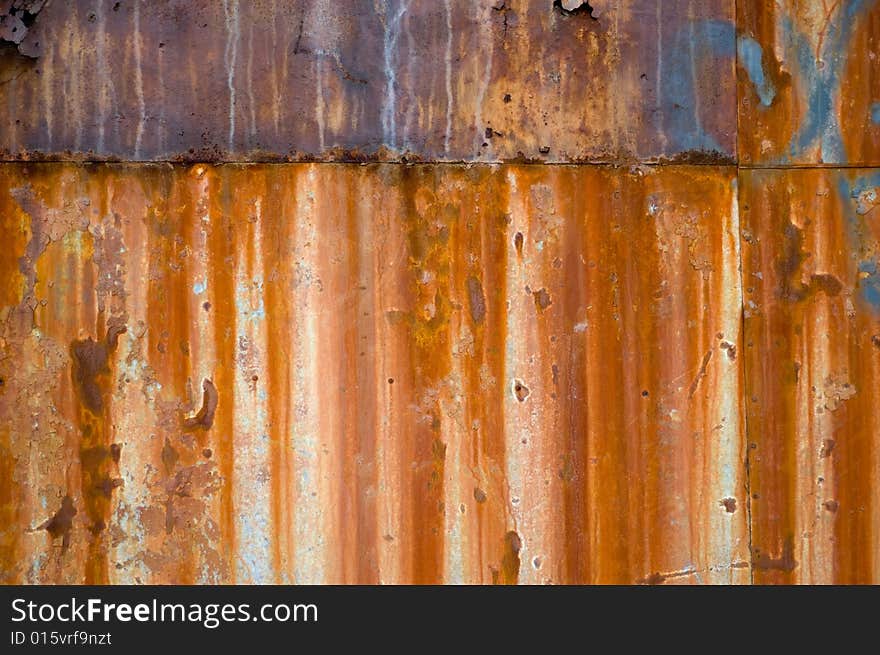 Rusty fence