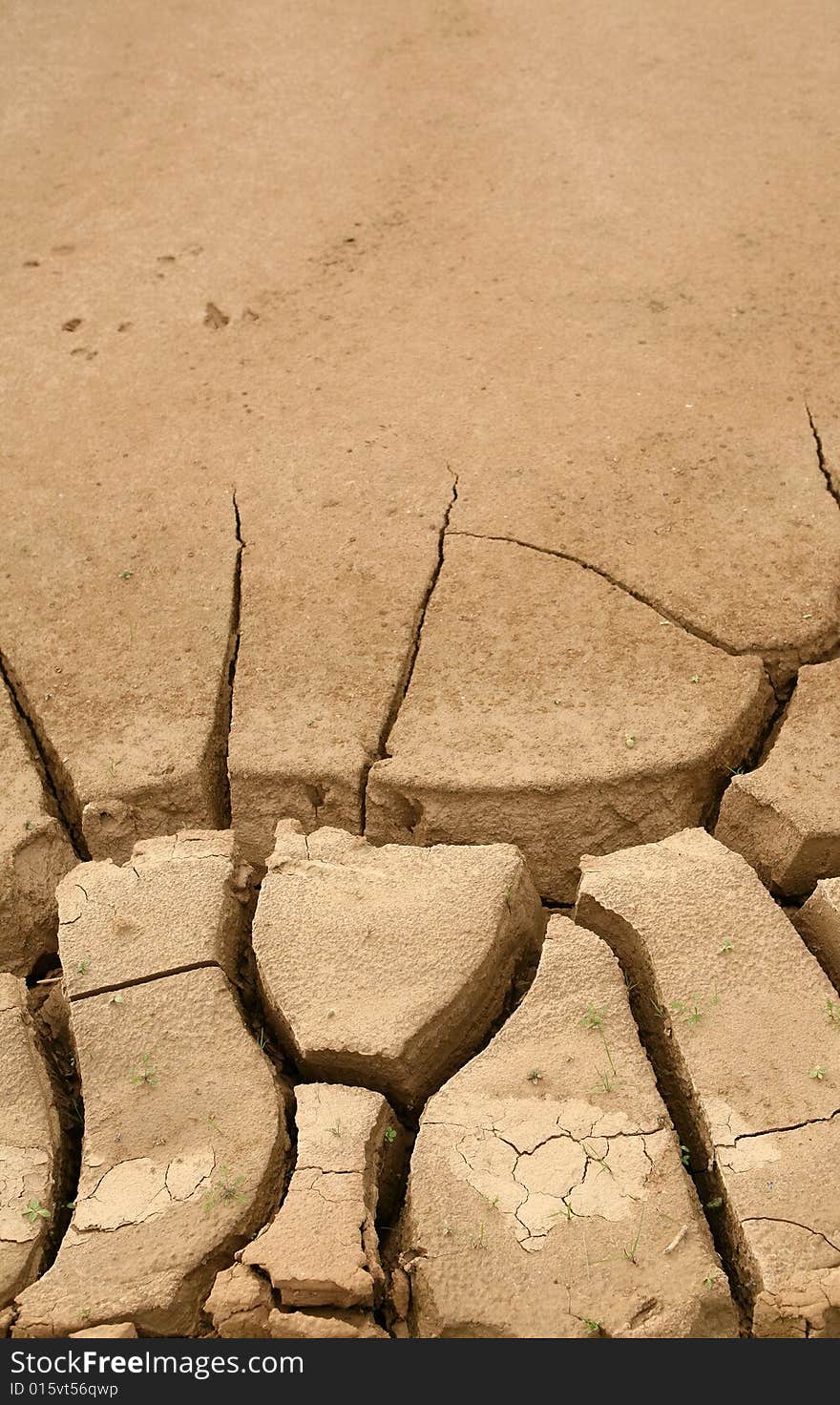 Close-up of very dry soil. Close-up of very dry soil