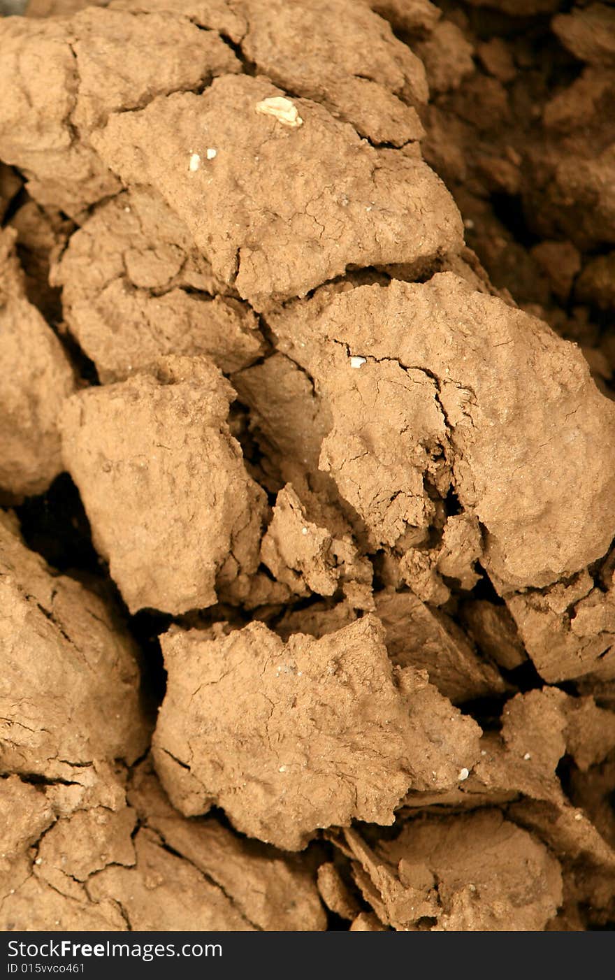 Close-up of very dry soil. Close-up of very dry soil