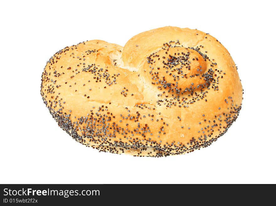 Poppy seeded bagel