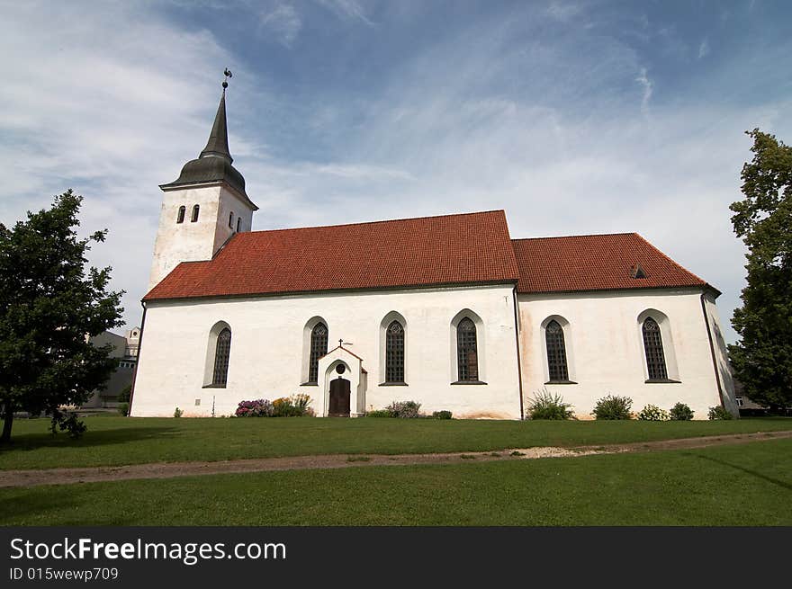 St. John's Lutheran Church (Jaanikirik) in Viljandi, Estonia,