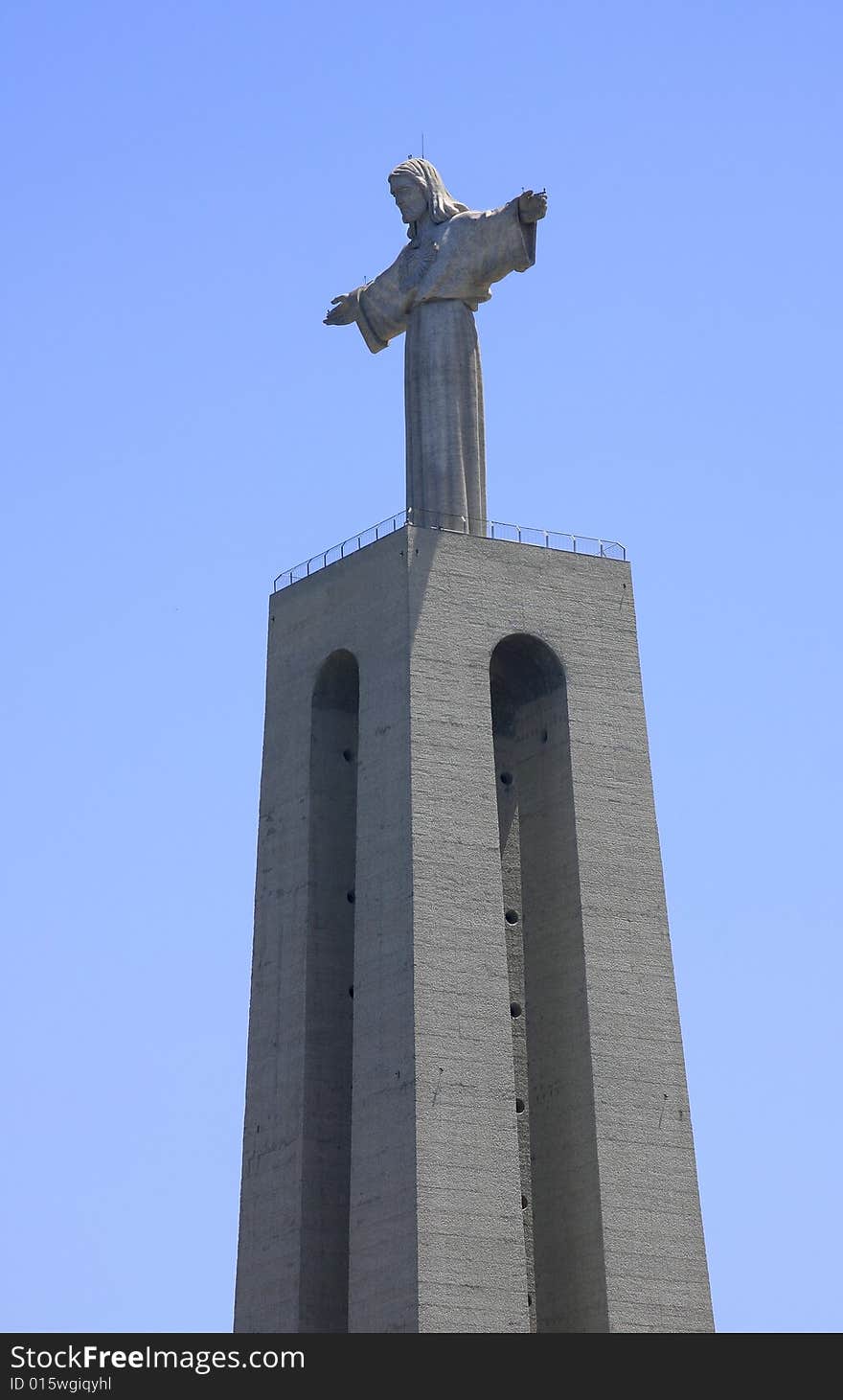 Famous statue of the Christ the Redeemer, in Lisbon. Famous statue of the Christ the Redeemer, in Lisbon.