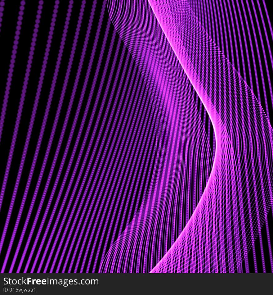 Violet background on the black