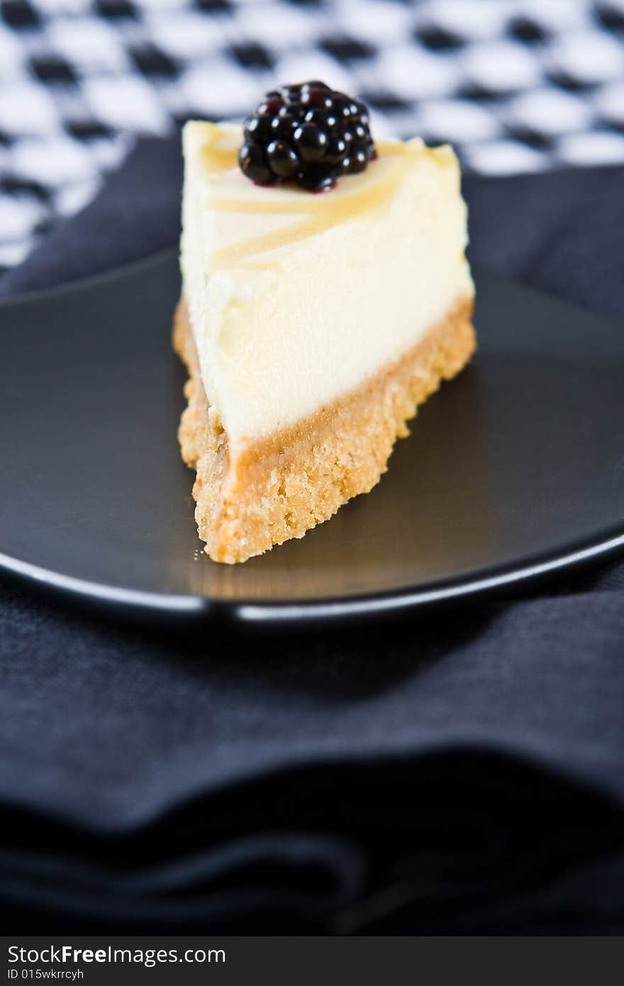 Delicious homemade lemon cheesecake