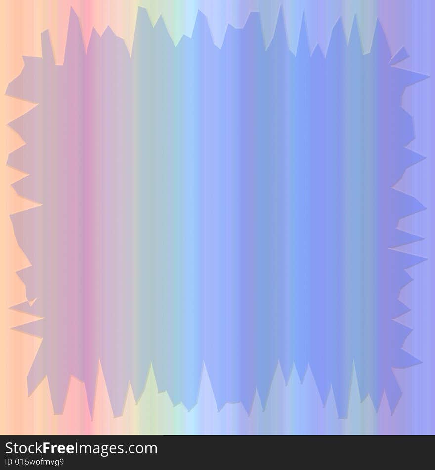 Square pastel gradient frame