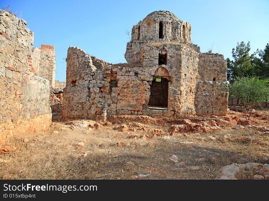 Ancient castle ruins.