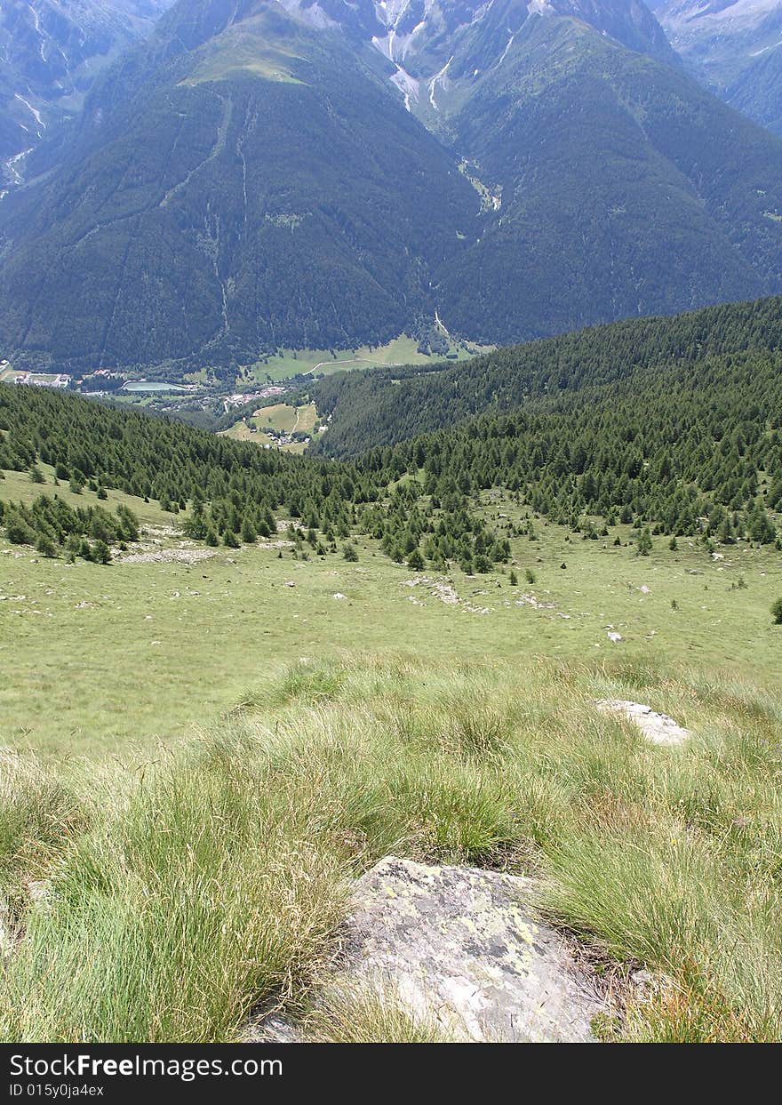 Panorama - Premia Valle Camonica (Brescia). Panorama - Premia Valle Camonica (Brescia)