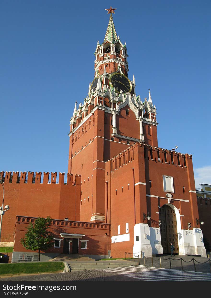 Shoot of red square, shot of historical museum, Moskow. Shoot of red square, shot of historical museum, Moskow