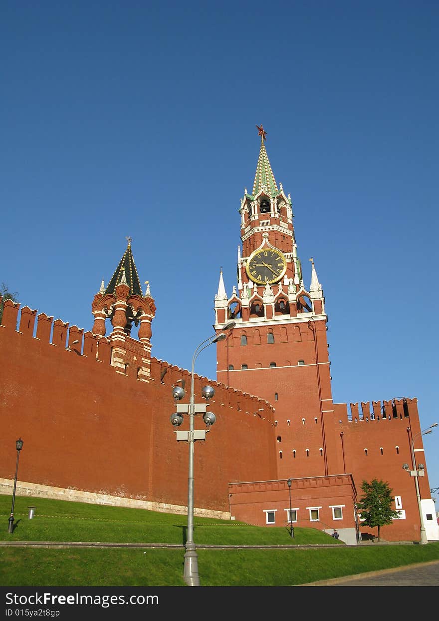 Shoot of red square, shot of historical museum, Moskow. Shoot of red square, shot of historical museum, Moskow