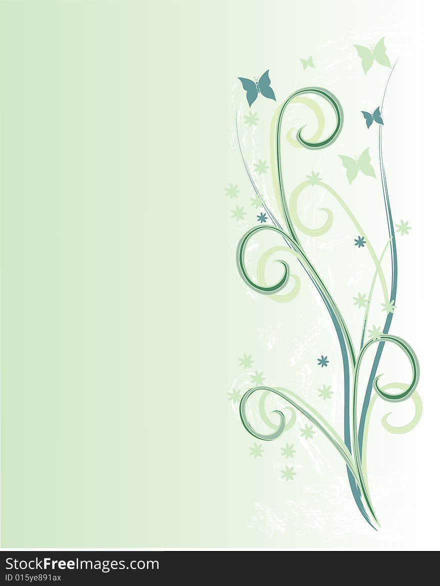 A Vector Floral Design