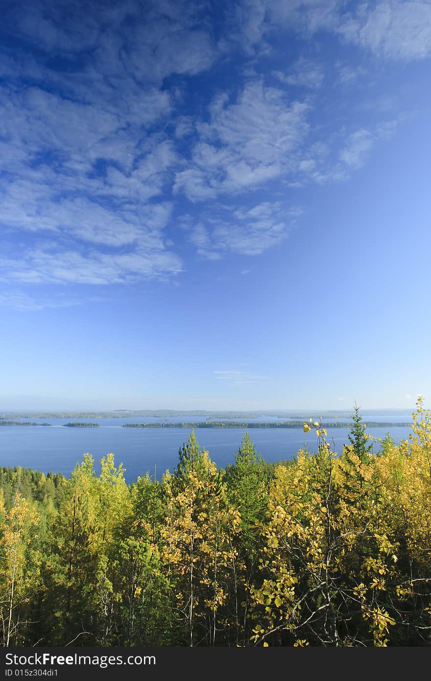 A view from a Finnish national park. A view from a Finnish national park