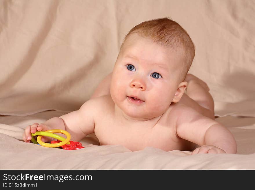 Happy baby (boy - 4 month old)