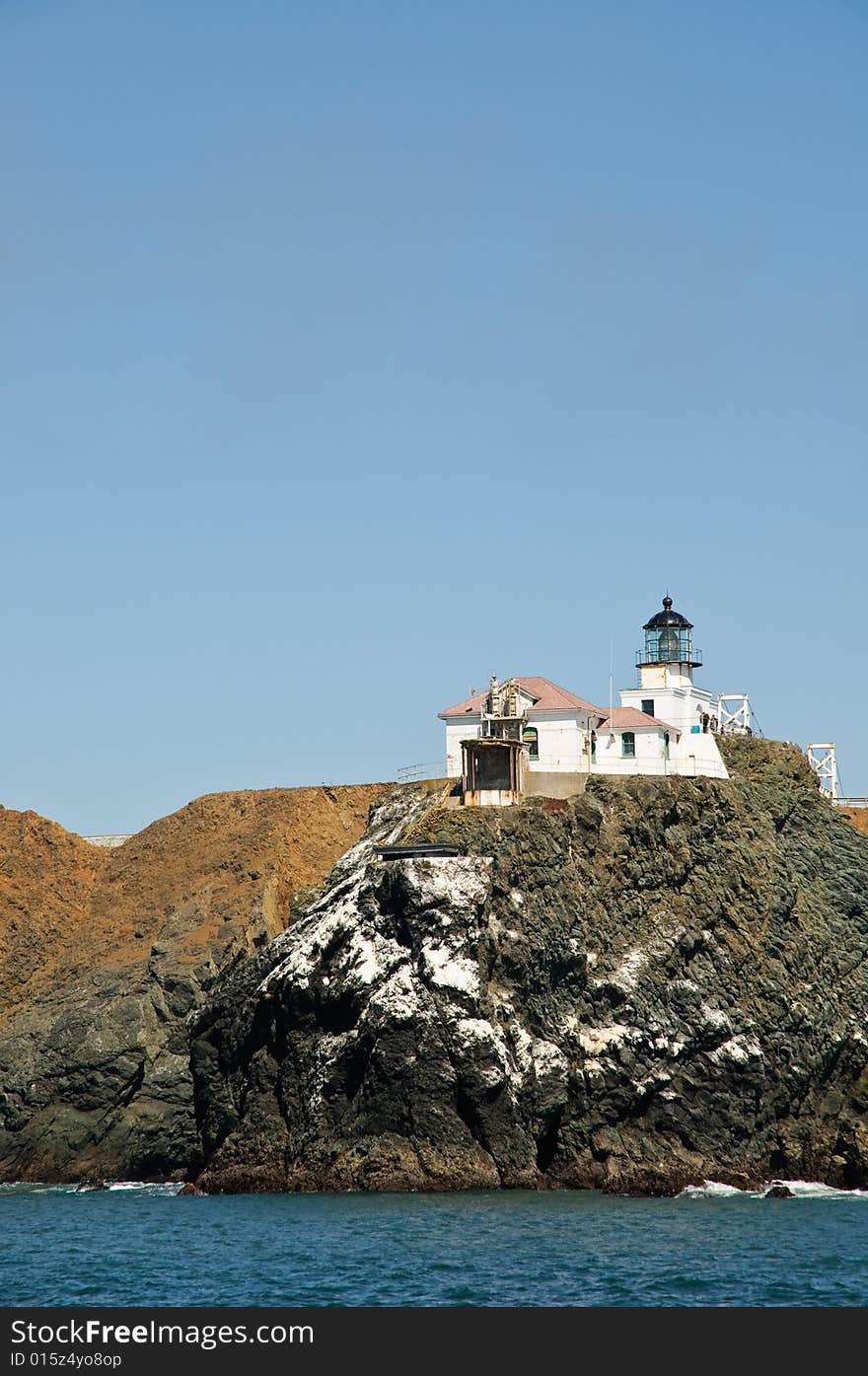 Old lighthouse near Golden Gate, California