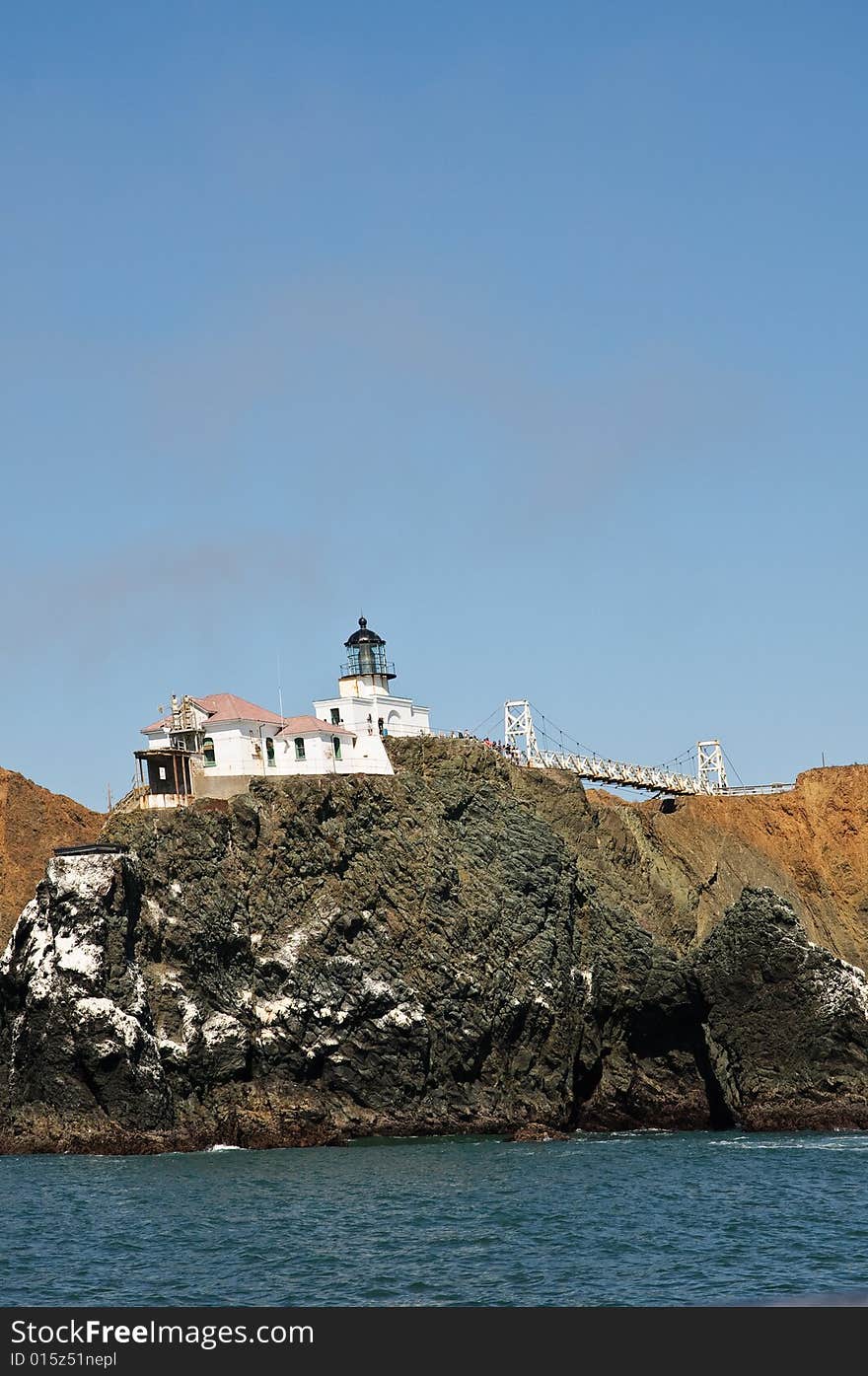 Old lighthouse near Golden Gate, California