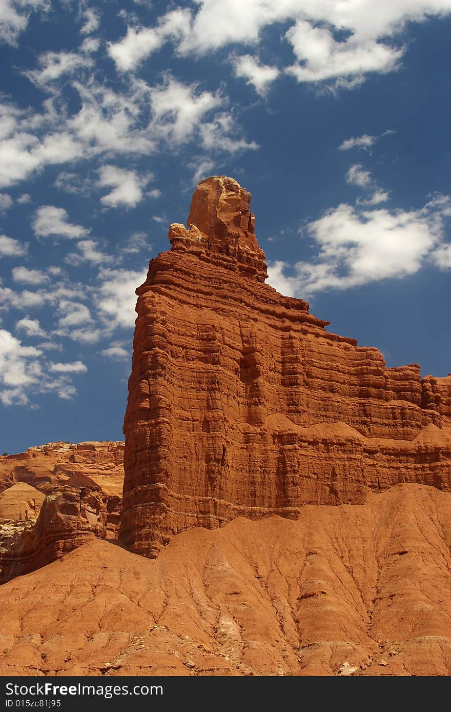 Rocky out cropping in Utah. Rocky out cropping in Utah