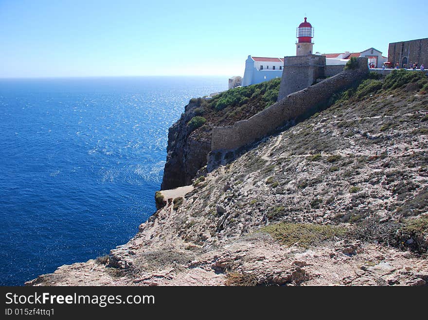 Europe, Portugal, Algarve, Cabo de Sao Vincente, End of Europe,. Europe, Portugal, Algarve, Cabo de Sao Vincente, End of Europe,