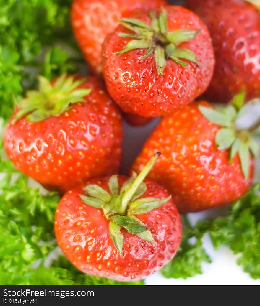 Strawberries Background