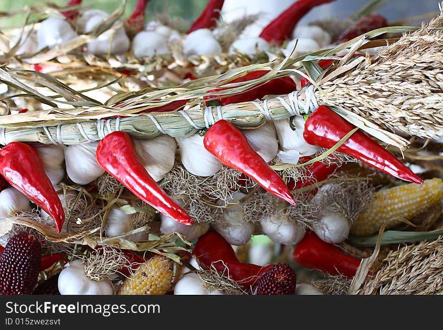 Fresh vegetables in street market. Fresh vegetables in street market