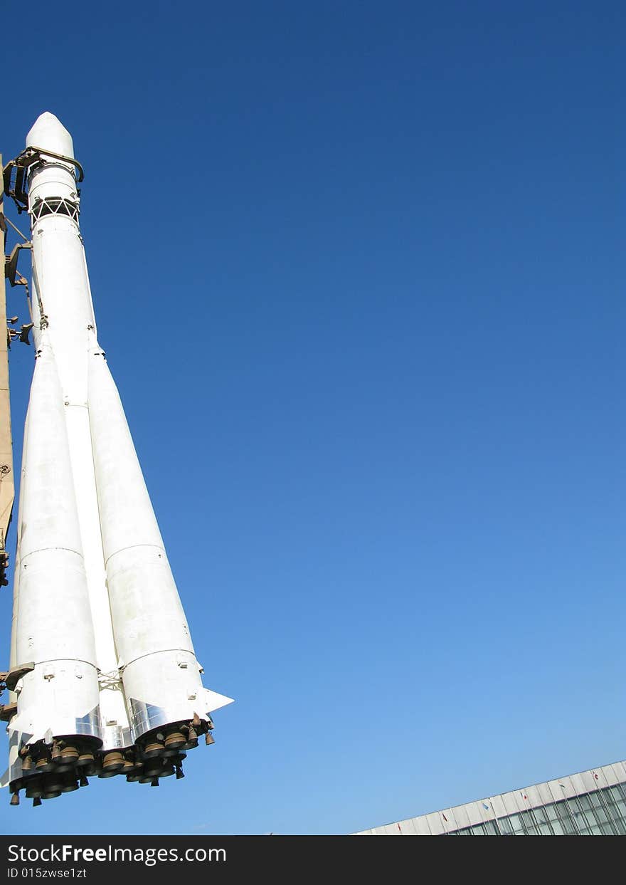 Spaceship rocket, VDNH, Moscow, Russia