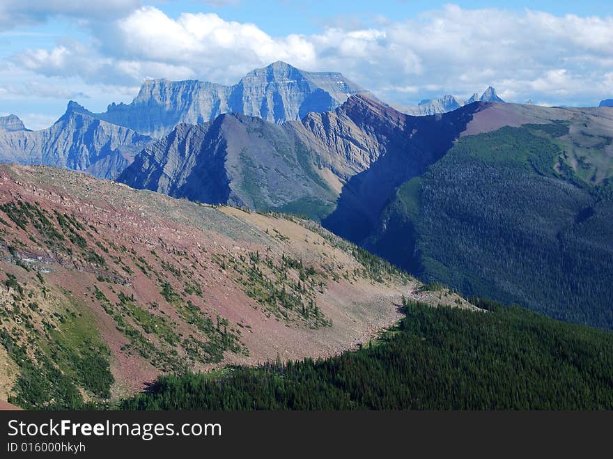 Views from Carthew-Alderson Trail in Waterton National Park Alberta Canada. Views from Carthew-Alderson Trail in Waterton National Park Alberta Canada