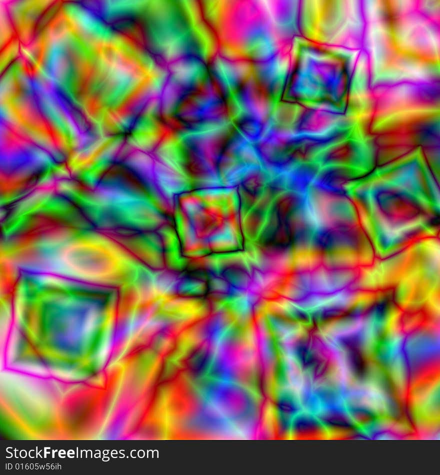 abstract background - multi-coloured squares