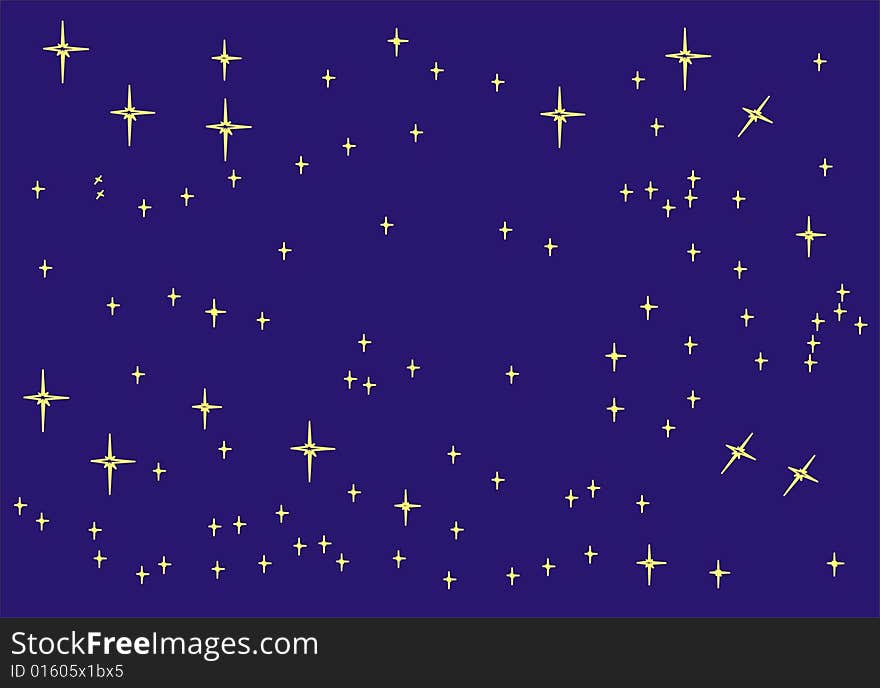 Sky with stars