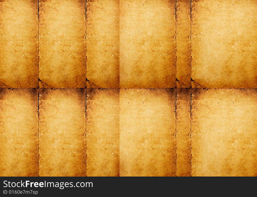 Old textured paper for background. Old textured paper for background