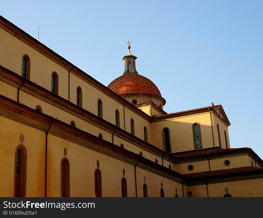 Church of saint spirito in Florence - Italy. Church of saint spirito in Florence - Italy