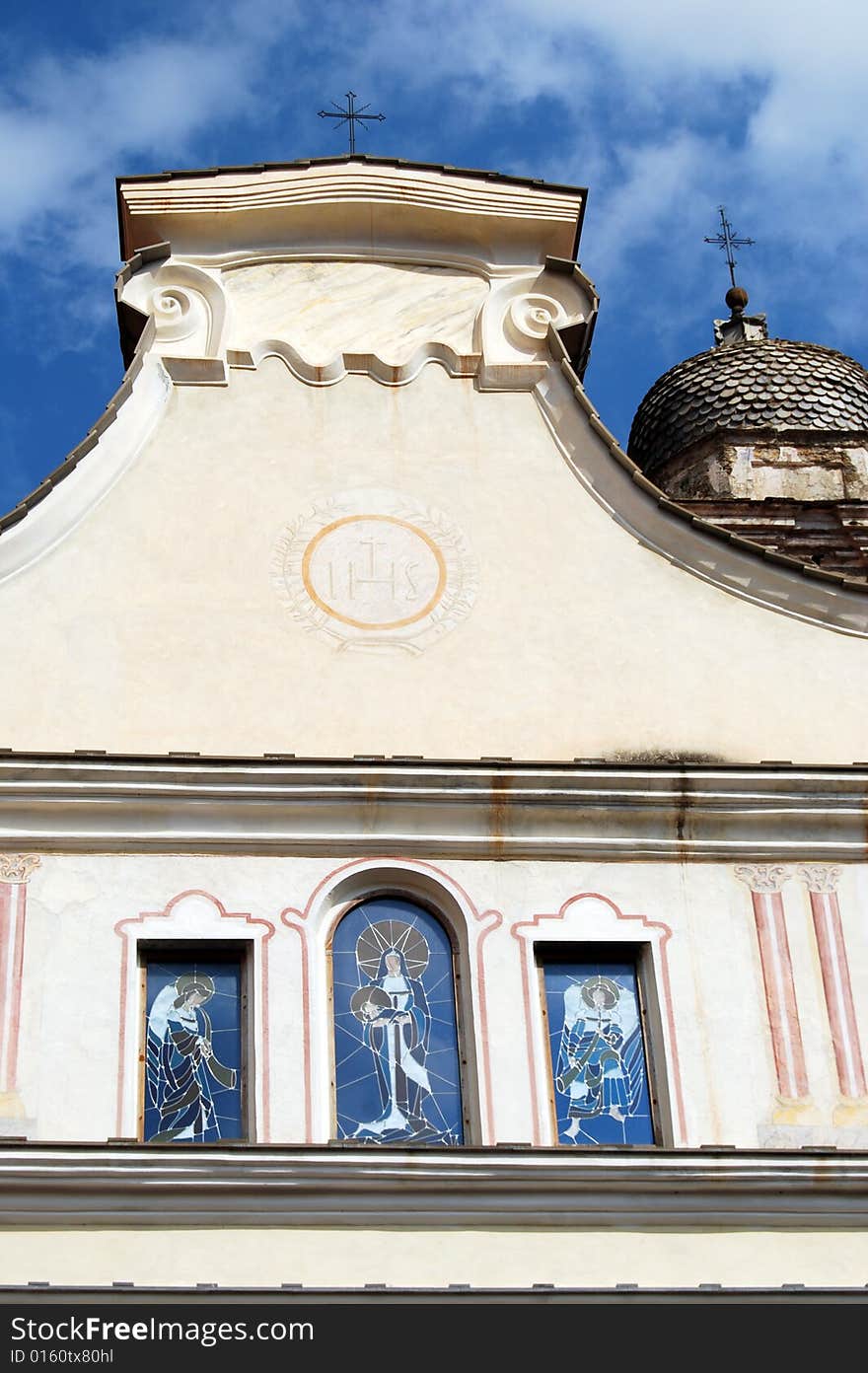 Church in Andagna, village in the Liguria mountains