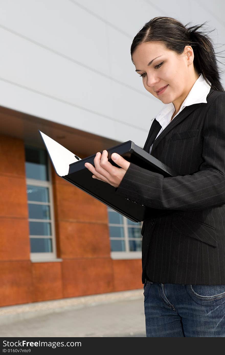 Businesswoman outdoor