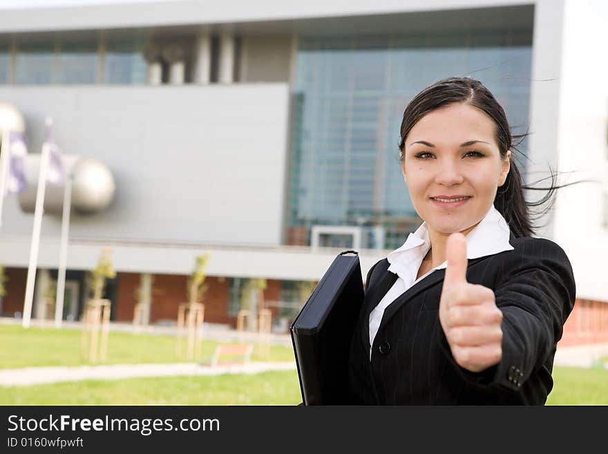 Businesswoman outdoor