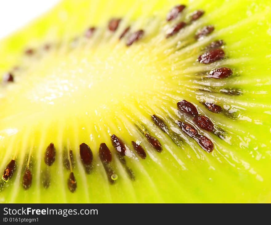 Abstract macro photo of a kiwi for background. Abstract macro photo of a kiwi for background