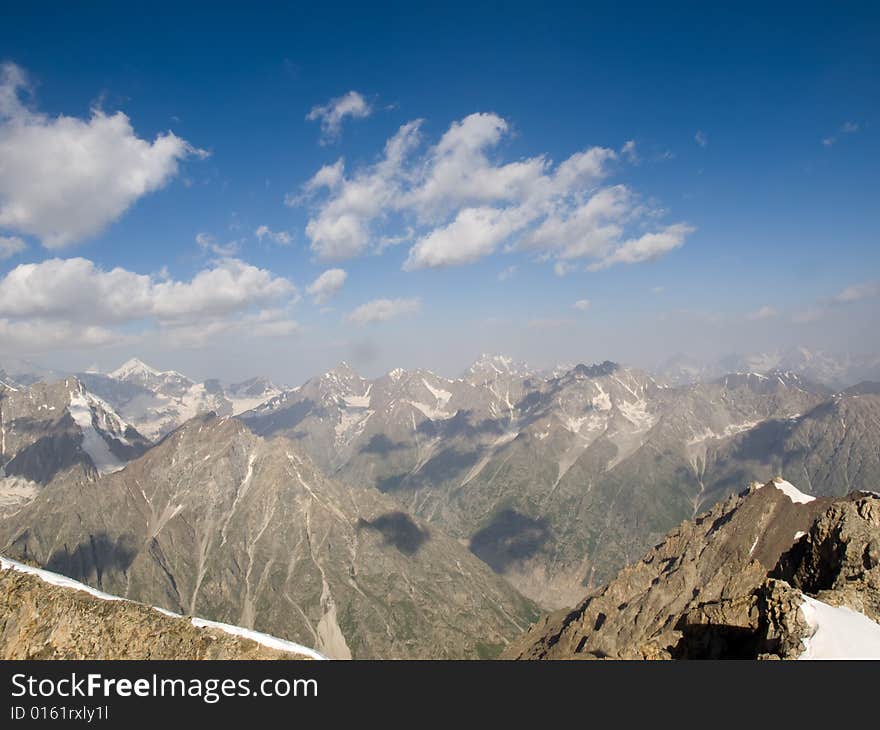 Mountains. Caucasus. Kabardino-Balkaria. Bezengi