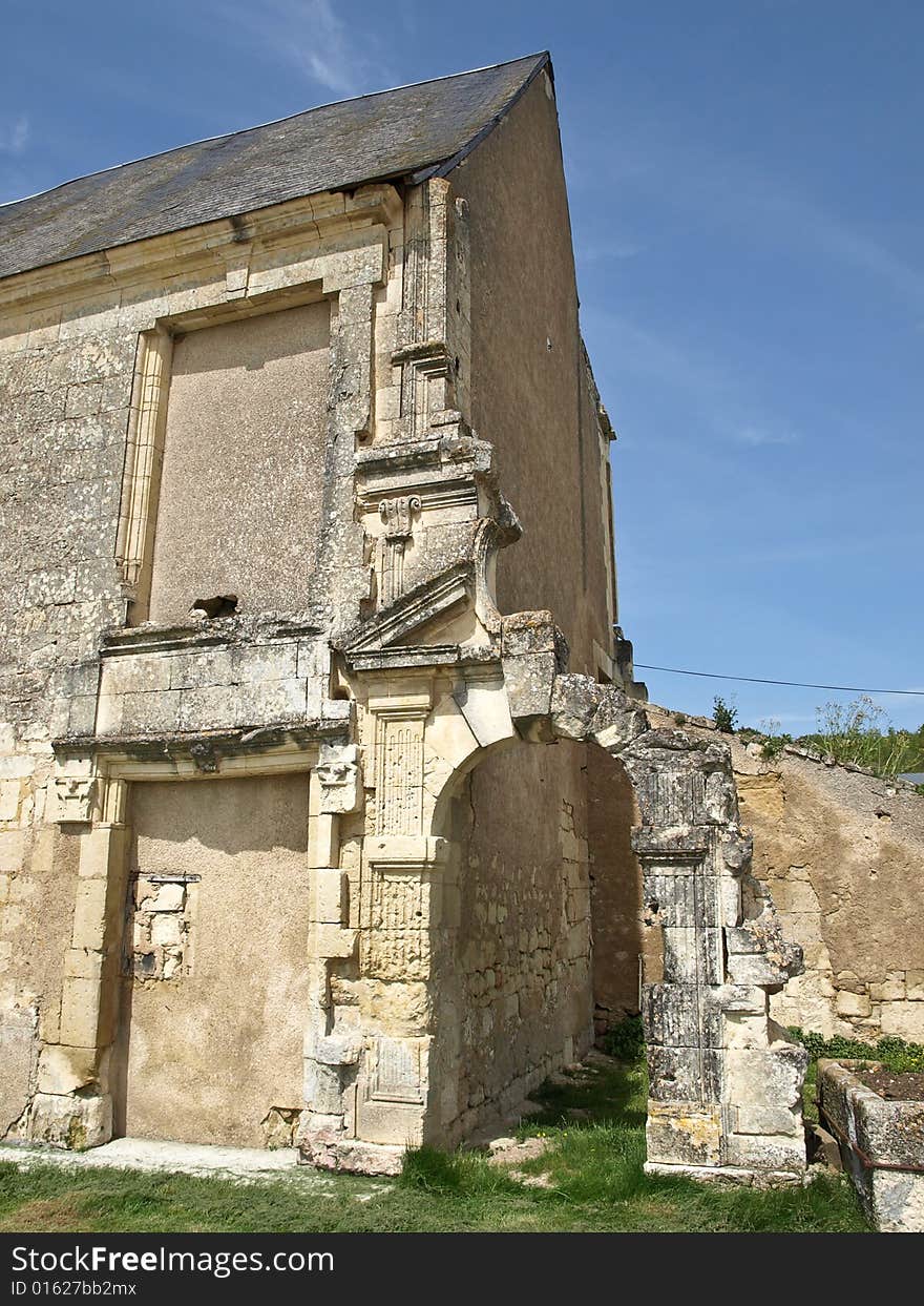 Medieval castle ruins