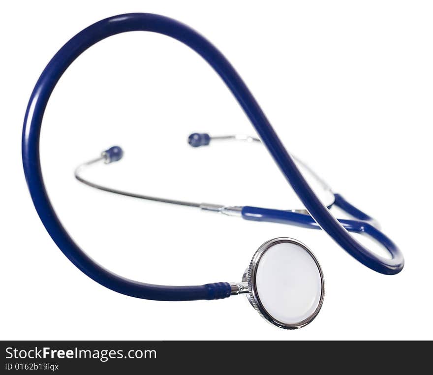 Stethoscope isolated on white background.