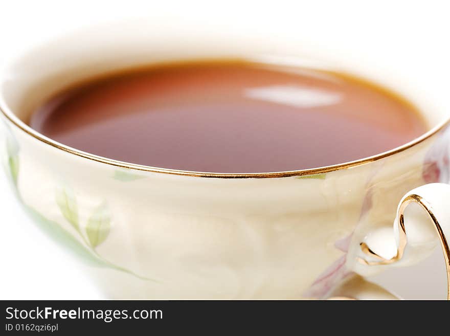 Tea isolated on white background.